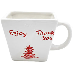 Chinese Food Takeout Container Gag Gift Mug (Ceramic, 14 oz.) - Island Dogs