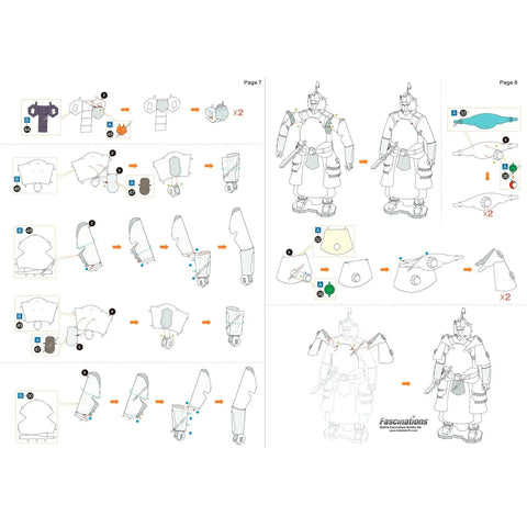 Chinese Ming Warrior Armor Figure Model Kit (Steel, Moderate Difficulty) - Fascinations - Metal Earth Series - (2022) - Image 12