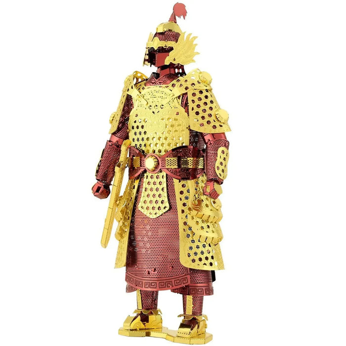 Chinese Ming Warrior Armor Figure Model Kit (Steel, Moderate Difficulty) - Fascinations - Metal Earth Series - (2022)