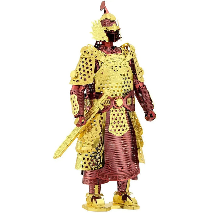 Chinese Ming Warrior Armor Figure Model Kit (Steel, Moderate Difficulty) - Fascinations - Metal Earth Series - (2022)