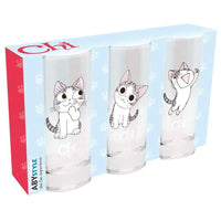 Chi's Sweet Home - Chi 3-Piece Drinking Glass Set (10 oz.) - ABYstyle- Image 1