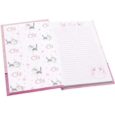 Chi's Sweet Home - Purrty in Pink Hardcover Mini Notebook (6.25