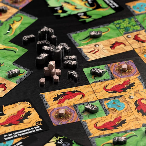 Chomp - Tile Placement Dinosaur Board Game for Family, Adults, and Children (1-4 Players, Ages 10+) - Allplay