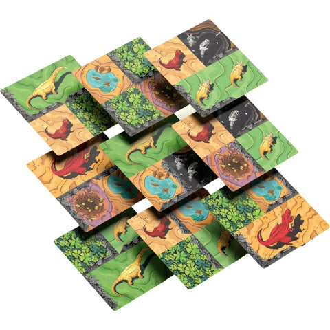 Chomp - Tile Placement Dinosaur Board Game for Family, Adults, and Children (1-4 Players, Ages 10+) - Allplay