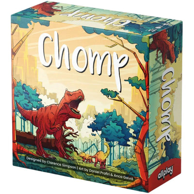 Chomp - Tile Placement Dinosaur Board Game for Family, Adults, and Children (1-4 Players, Ages 10+) - Allplay