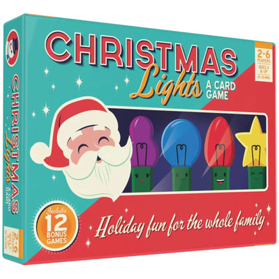 Christmas Lights - Competitive Christmas Card Game for Family, Adults, and Children (2-6 Players, Ages 6+) - 25th Century Games