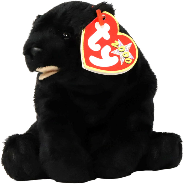 Cinders the Black Bear Plush (5") - Ty - Original Beanie Babies Series - (2000)