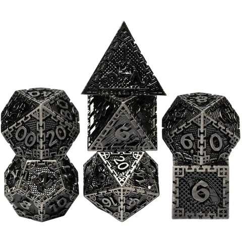 Citadel Metal Dice Set (7 Dice, Polyhedral) - Game Master Dice