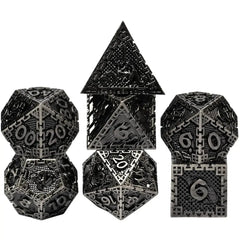Citadel Metal Dice Set (7 Dice, Polyhedral) - Game Master Dice