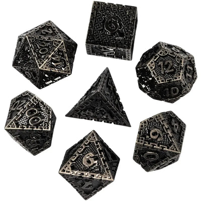 Citadel Metal Dice Set (7 Dice, Polyhedral) - Game Master Dice