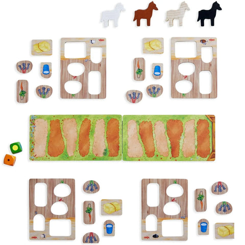 Clippety-Clop! Mini - Dice-Based Horses Board Game for Family, Adults, and Children (2-4 Players, Ages 3+) - HABA - Image 2