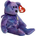 Clubby IV Version 1 Bear Plush (8.5") - Ty - Original Beanie Babies Series - (2001)