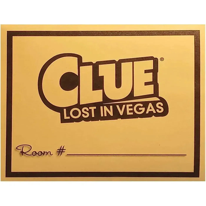 Clue: Lost in Vegas Edition - Competitive Mystery Board Game for Adults (2-6 Players, Ages 12+) - Hasbro Gaming