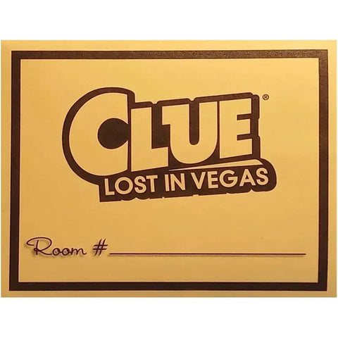 Clue: Lost in Vegas Edition - Competitive Mystery Board Game for Adults (2-6 Players, Ages 12+) - Hasbro Gaming