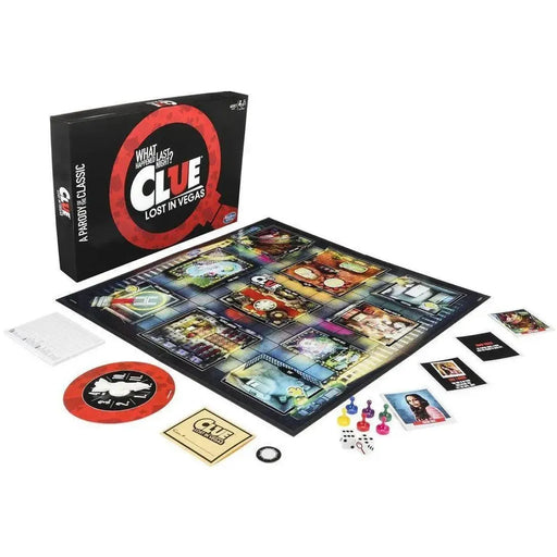 Clue: Lost in Vegas Edition - Competitive Mystery Board Game for Adults (2-6 Players, Ages 12+) - Hasbro Gaming