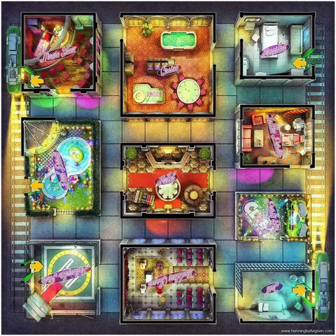 Clue: Lost in Vegas Edition - Competitive Mystery Board Game for Adults (2-6 Players, Ages 12+) - Hasbro Gaming