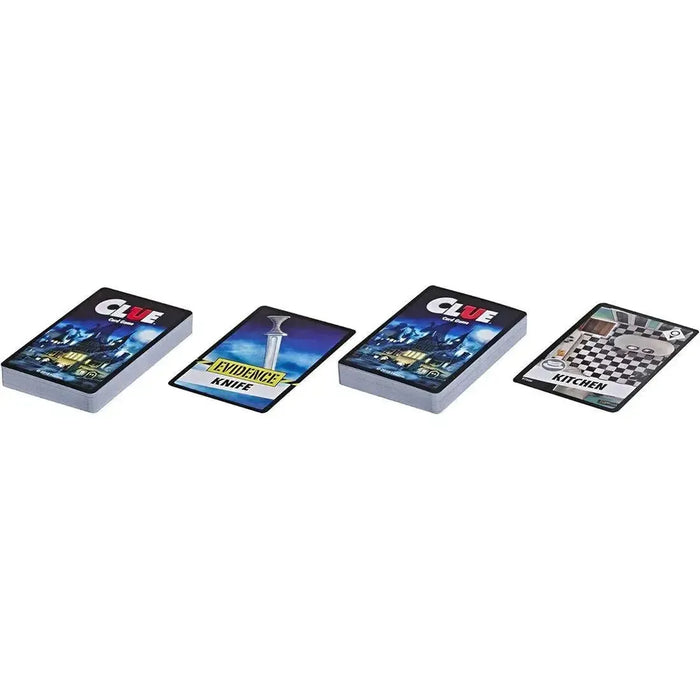 Clue - Social Deduction Mystery Card Game for Family, Adults, and Children (3-4 Players, Ages 8+) - Hasbro Gaming