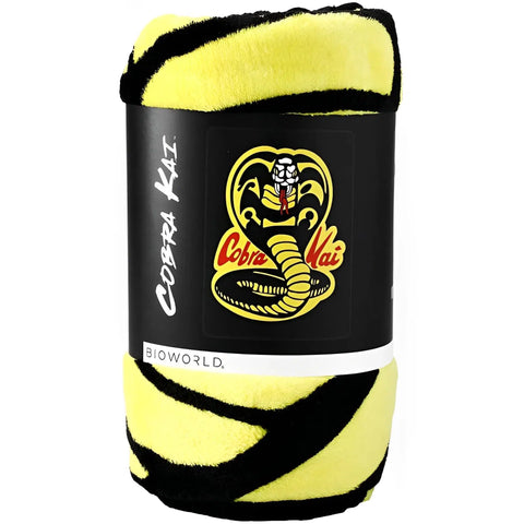 Cobra Kai - Snake Logo Plush Throw Blanket (45
