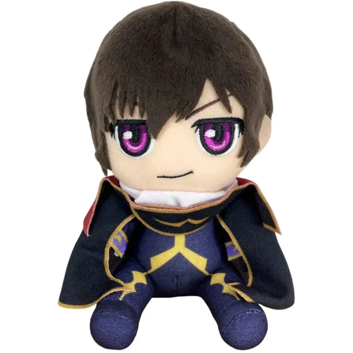 Code Geass [Season 1] - Sitting Maskless Zero Outfit Lelouch Lamperouge Plush (7") - Great Eastern Entertainment