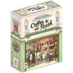 Coffee Rush: The Base Game - Competitive Coffee Board Game for Family, Adults, and Children (2-4 Players, Ages 8+) - Korea Board Games