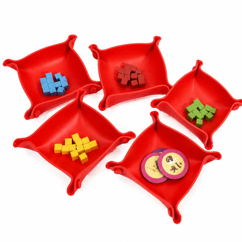Collapsible Board Game Storage Trays (Set of 5, Sillicone) - Image 12