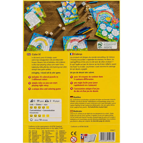 Color It! - Dice-Based Coloring Board Game for Family, Adults, and Children (2-4 Players, Ages 4+) - HABA - Image 3