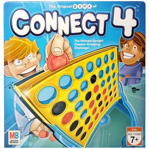 Connect 4 - Competitive Abstract Game for Family, Adults, and Children (2 Players, Ages 7+) - Milton Bradley - (2006)