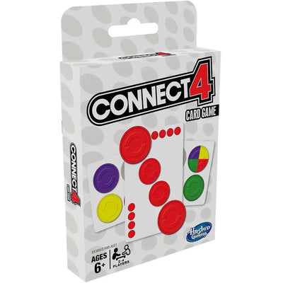 Connect 4 - Strategy Abstract Card Game for Family, Adults, and Children (2-4 Players, Ages 6+) - Hasbro Gaming