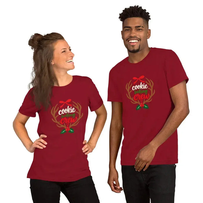 Cookie Baking Crew T-Shirt - Funny Christmas Baking Gag Gift Tee