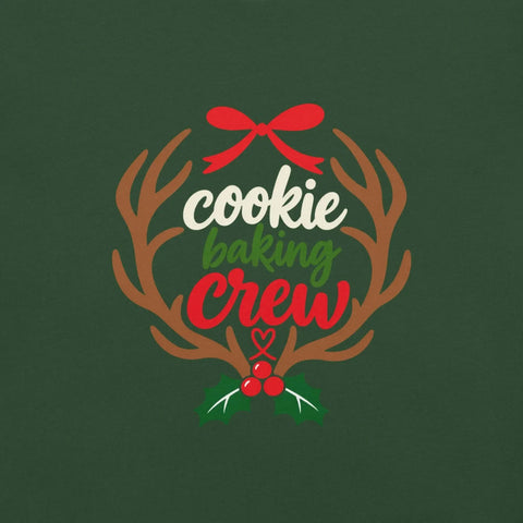 Cookie Baking Crew T-Shirt - Funny Christmas Baking Gag Gift Tee - Image 18