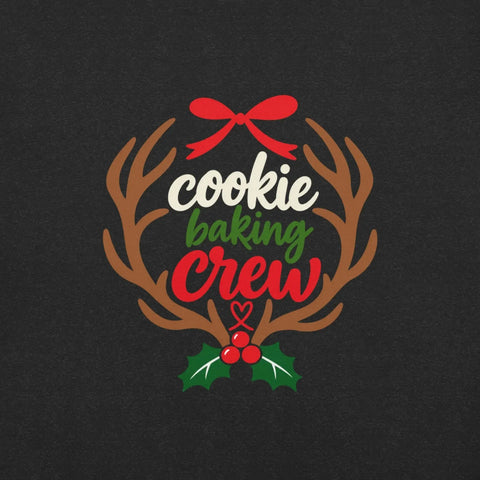 Cookie Baking Crew T-Shirt - Funny Christmas Baking Gag Gift Tee - Image 2
