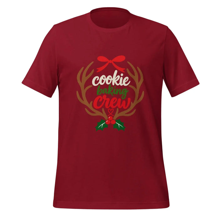 Cookie Baking Crew T-Shirt - Funny Christmas Baking Gag Gift Tee