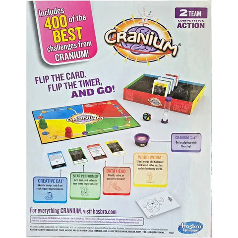 Cranium - Party Creativity Board Game for Family, Adults, and Children (4+ Players, Ages 16+) - Hasbro Gaming