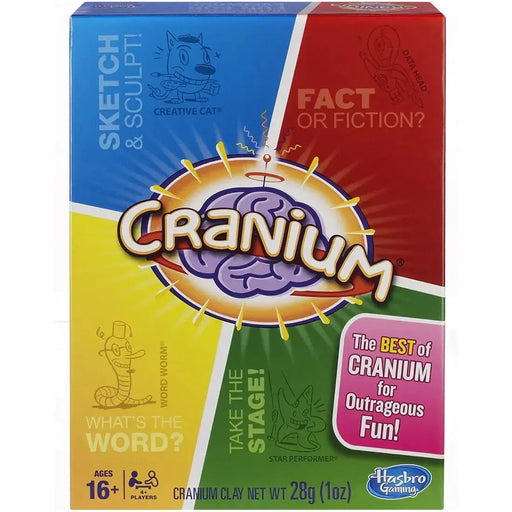 Cranium - Party Creativity Board Game for Family, Adults, and Children (4+ Players, Ages 16+) - Hasbro Gaming