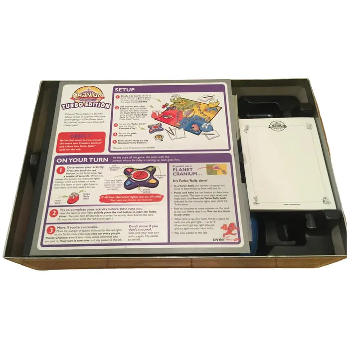 Cranium: Turbo Edition - Party Trivia Board Game for Family, and Adults (4+ Players, Ages 12+) - Cranium