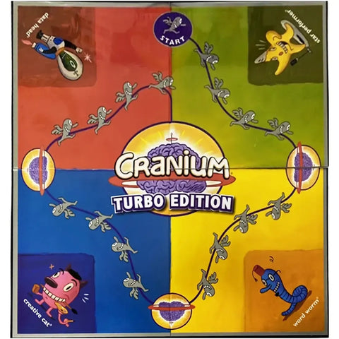 Cranium: Turbo Edition - Party Trivia Board Game for Family, and Adults (4+ Players, Ages 12+) - Cranium