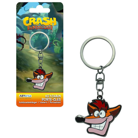 Crash Bandicoot - Crash Face Metal Keychain - ABYstyle - Image 4