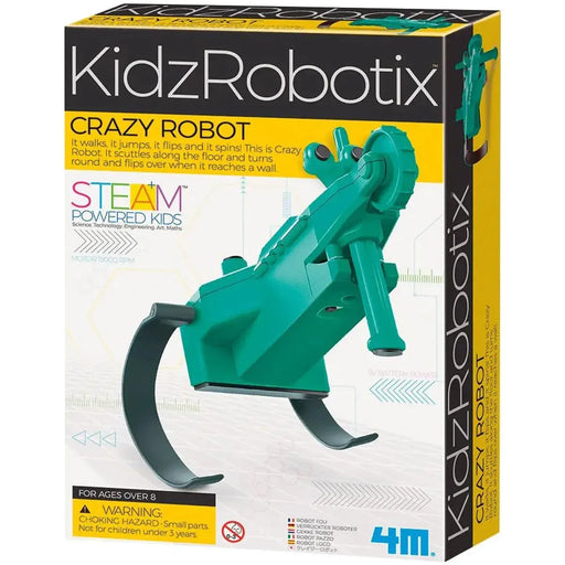 Crazy Robot - Educational Toy Building Set - 4M - STEAM Powered Kids Series, Kidz Robotix Series