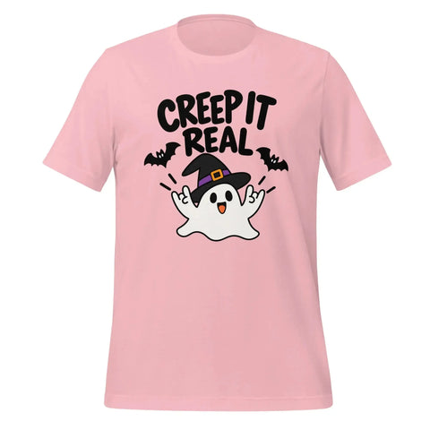 Creep It Real T-Shirt - Funny Halloween Ghost Gag Gift Graphic Tee - Image 21