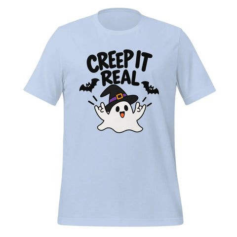 Creep It Real T-Shirt - Funny Halloween Ghost Gag Gift Graphic Tee - Image 29