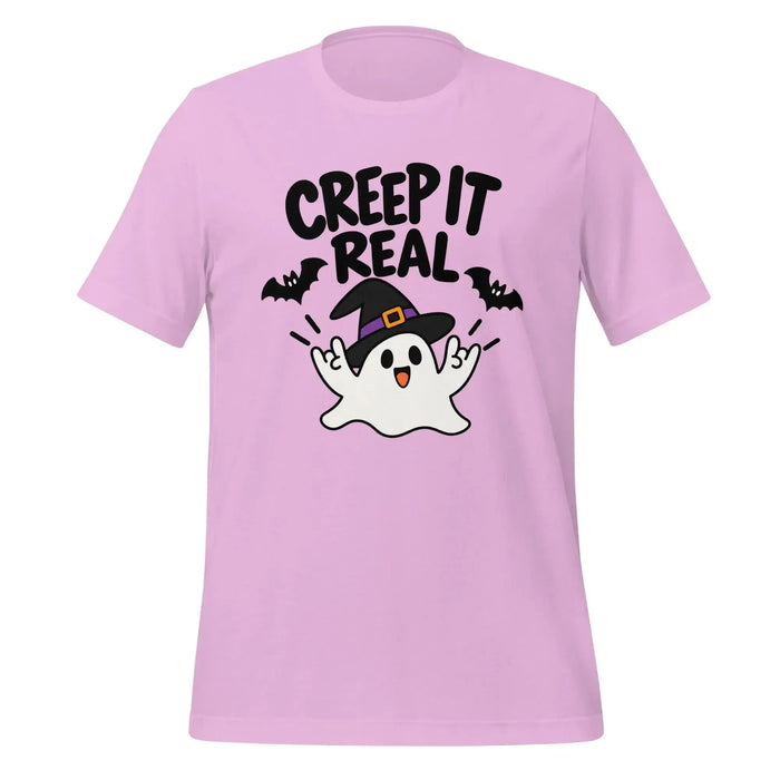 Creep It Real T-Shirt - Funny Halloween Ghost Gag Gift Graphic Tee