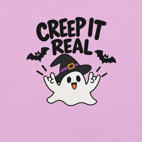 Creep It Real T-Shirt - Funny Halloween Ghost Gag Gift Graphic Tee - Image 18