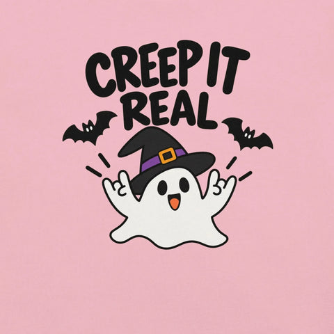 Creep It Real T-Shirt - Funny Halloween Ghost Gag Gift Graphic Tee - Image 22