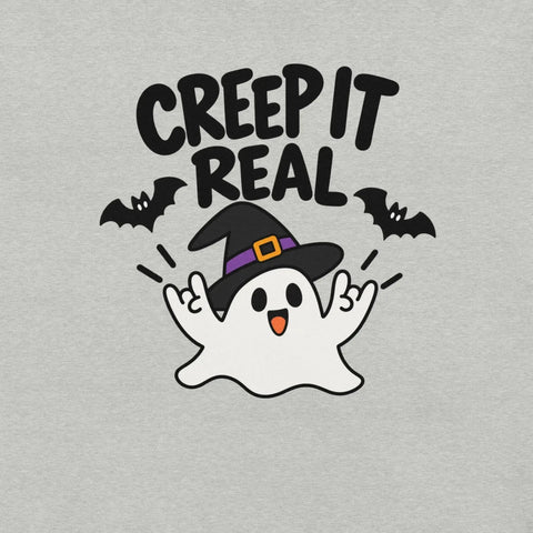 Creep It Real T-Shirt - Funny Halloween Ghost Gag Gift Graphic Tee - Image 26