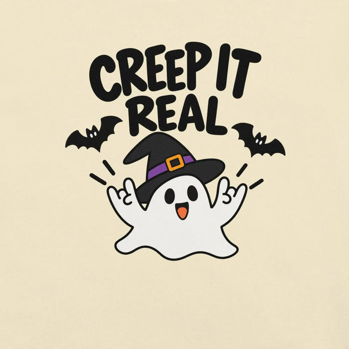 Creep It Real T-Shirt - Funny Halloween Ghost Gag Gift Graphic Tee