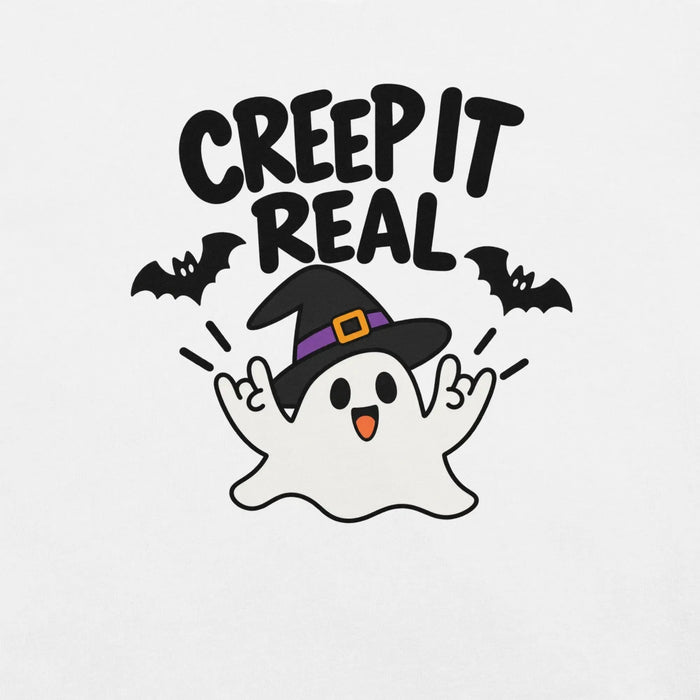 Creep It Real T-Shirt - Funny Halloween Ghost Gag Gift Graphic Tee