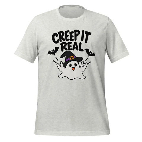 Creep It Real T-Shirt - Funny Halloween Ghost Gag Gift Graphic Tee - Image 33