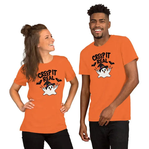 Creep It Real T-Shirt - Funny Halloween Ghost Gag Gift Graphic Tee - Image 16