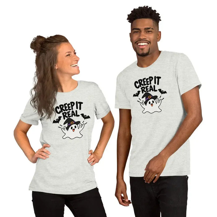 Creep It Real T-Shirt - Funny Halloween Ghost Gag Gift Graphic Tee