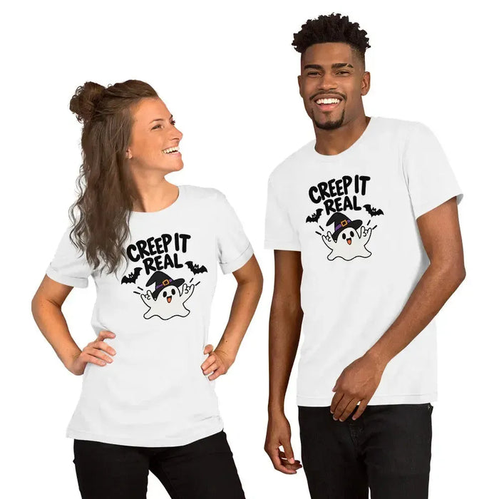 Creep It Real T-Shirt - Funny Halloween Ghost Gag Gift Graphic Tee